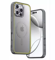 Dėklas AOHi The Future Magarmor do iPhone 16 Pro Max natural titanium