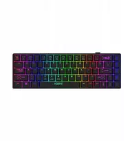 Klaviatūra AQIRYS Klaviatūra mechaninė 65%/68 klawiszy Dual Mode: Wirelles&BT+su laidu MIRA 2.0 juodas