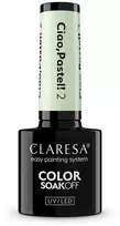 Claresa Spalvotas, išsisausinantis UV/LED lakas „Ciao Pastel! Hybrid Varnish“ 2,5 g
