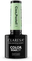 Claresa Spalvotas, išsisausinantis UV/LED lakas „Ciao Pastel! Hybrid Varnish“ 1,5 g