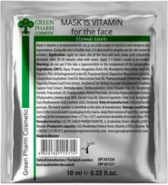 Bielenda Žalias Pharm Cosmetic Vitamininė veido kaukė 10 ml