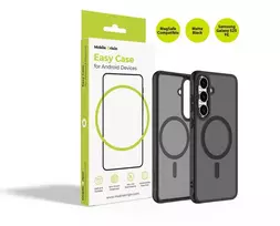Alza Mobile Origin Lengvas dėklas, MagSafe, matinė juoda - Samsung Galaxy S25 FE