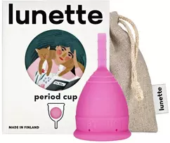 Lunette Menstruacinė taurelė, rožinė, 1 dydis
