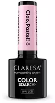 Claresa Spalvotas, išsisausinantis UV/LED lakas „Ciao Pastel! Hybrid Varnish“ 8, 5 g