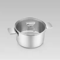 Plieninis puodas su dangteliu, indukcinis, 20cm, 3,4l | Maestro MR-3521-20