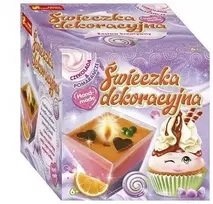 Ranok dekoratyvinė žvakė šokolado_oranžinės spalvos 21167