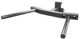 Lygiagretės Half Rack treniruokliui Tiguar Adjustable Dip Rail For Half Rack