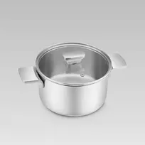 Plieninis puodas su dangteliu, indukcinis, 18cm, 2,5l | Maestro MR-3521-18