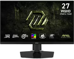Monitorius MSI MAG 274QPF E20 - 180Hz | QHD | Rapid IPS | 27" | HDR400 | USB-C PD15W