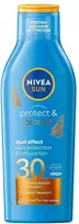 Nivea „Protect & Bronze“ įdegio losjonas, aktyvuojantis natūralų įdegį SPF30, 200 ml