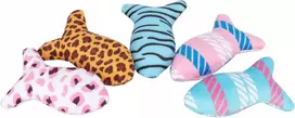 Trixie Rinkinys rybek, katei, pliušinis, 8 cm, su kocimiętką, 60 vnt/OPAK