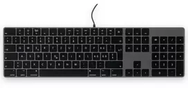 Klaviatūra LMP USB-C numeric Klaviatūra KB-1843, 106 keys, USB-C port, aluminum, układ macOS, space pilka