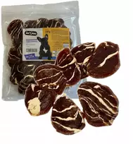 Hau&Miau Pausesnack šunų skanėstas, marmuriniai jautienos žiedai, 500g