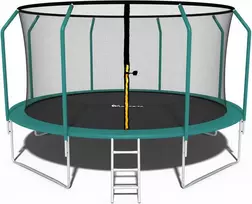 Batutas Funfit Batutas vaikams 404cm su išoriniu tinklu ir kopėčiomis