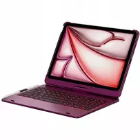 Dėklas na tablet SUPERO Dėklas Typecase Edge su klaviatūra do iPad Air 11" M2 2024 / M3 2025 / M4 2026 aviečių spalvos