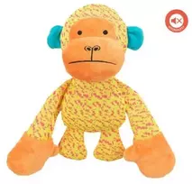 Trixie Beždžionė, žaislas, šunims, geltonas, pliušinis, 27 cm