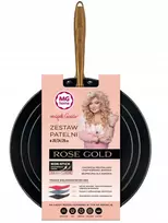 Keptuvė Berlinger Haus Rinkinys PATELNI ROSE GOLD 20 24 28 CM