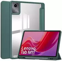 Dėklas na tablet 4kom.pl Dėklas Crystal case do Lenovo Tab M11 10.95 11 TB330FU TB330XU TB331FC, žalia