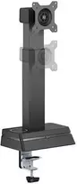Powerton ERGO LEVION Laikiklis monitoras su automatinis aukščio reguliavimas, juoda, 10KG, spaustukas, 17"-32", kroviklis indukcinė