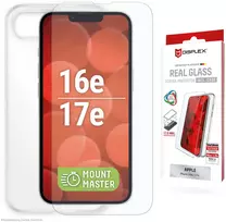 E.V.I DISPLEX tikro stiklo „MountMaster“ + dėklas iPhone 16e / 17e