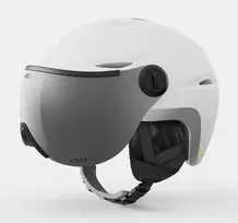 Giro Kask zimowy damski GIRO ESSENCE MIPS matte baltas / sidabrinis flash dydis S (52-55.5 cm)