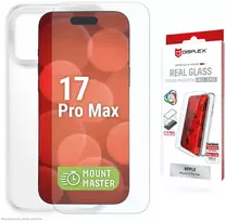 E.V.I. DISPLEX tikro stiklo „MountMaster“ + dėklas „iPhone 17 Pro Max“