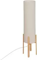 Atmosphera Lamp Toršeras su tekstiliniu gaubtu RAFA, medinės kojelės, Ø 24 x 107 cm