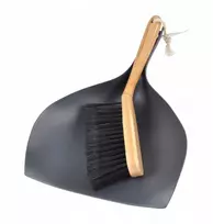 Homea Zmiotka i szufelka, komplektas, su bambusowym laikikliu