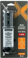 TECMAXX EPOKSIDINIAI KLIJAI METALUI 5 MINUČIŲ – ŠVIRKŠTAS 25ml