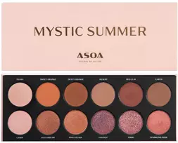 Eveline Cosmetics Asoa Paleta cieni do powiek Mystic Summer 12.3g
