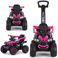 Milly Mally ride-on car Wild 3in1 pink