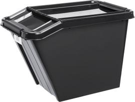 Kosz na śmieci Plast Team do segregacji Black | nocode-10511964