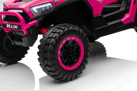 1life Akumuliatorinis vaikų keturratis Buggy 4x4 KCK Pink 4x50W 24V | PA.XMX-639.ROZ | 5903864943795