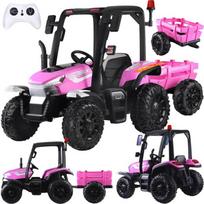 Didelis traktorius su priekaba 4x4 + pultas šviesa PA0266 | 5905258528540 | 5905258528540