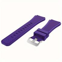 Silikoninis laikrodžio dirželis 22mm,  Violetinė