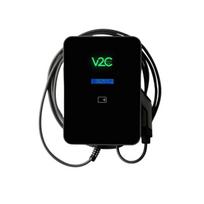 Sieninė elektromobilio įkrovimo stotelė 22kW Type 2 32A 3 fazės su 5m kabeliu WiFi smart Trydan Pro V2C