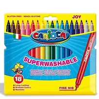 Herlitz Flomasteriai CARIOCA JOY, 18 vnt.