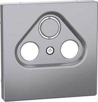 Cover plate for TV-R-SAT outlet, stainles steel, D-Life MEG4123-6036 | 4042811197414
