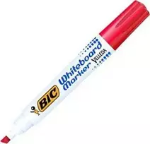 Bic Žymeklis baltai lentai Velleda, 3.7-5.5 mm, kirsta galvutė, raudonas 1 vnt.