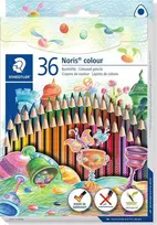 Staedtler - Noris spalvoti trikampiai spalvoti pieštukai, 36 vnt (187 CD36)
