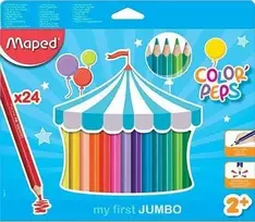 Maped Jumco Colorpeps Early Age kreidelės 24 spalvų MAPED