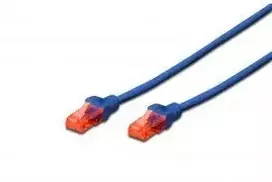 DIGITUS UTP LAN cable, patch 6 cat, 3.0m, mėlynas, 2xRJ45, DK-1614-030/B