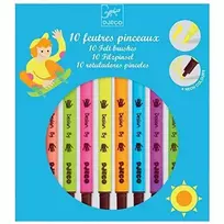 Djeco Dvipusiai flomasteriai - Ryškios spalvos (10 vnt.) ( DJ08799 )