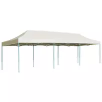 Išskleidžiama proginė palapinė, kreminės spalvos, 3x9m