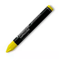 Sausas permanentinis žymeklis STAEDTLER LUMOCOLOR, GELTONA