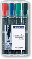 Staedtler Marker permanentny 4 kolory okrÄ…gĹ‚y