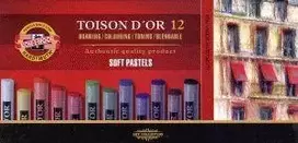 Sausos pastelės rinkinys Koh-i-Noor 12 sp