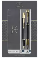 Parker Rinkinys: Plunksnakotis + Tušinukas IM Juodas GT - 2093216