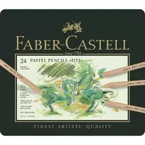 Faber-Castell – spalvotas pieštukas Pitt Pastel tin of 24 (112124)