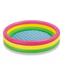 Amo Toys Intex Sunset Pripučiamas baseinas, 147x33cm, 3 žiedai